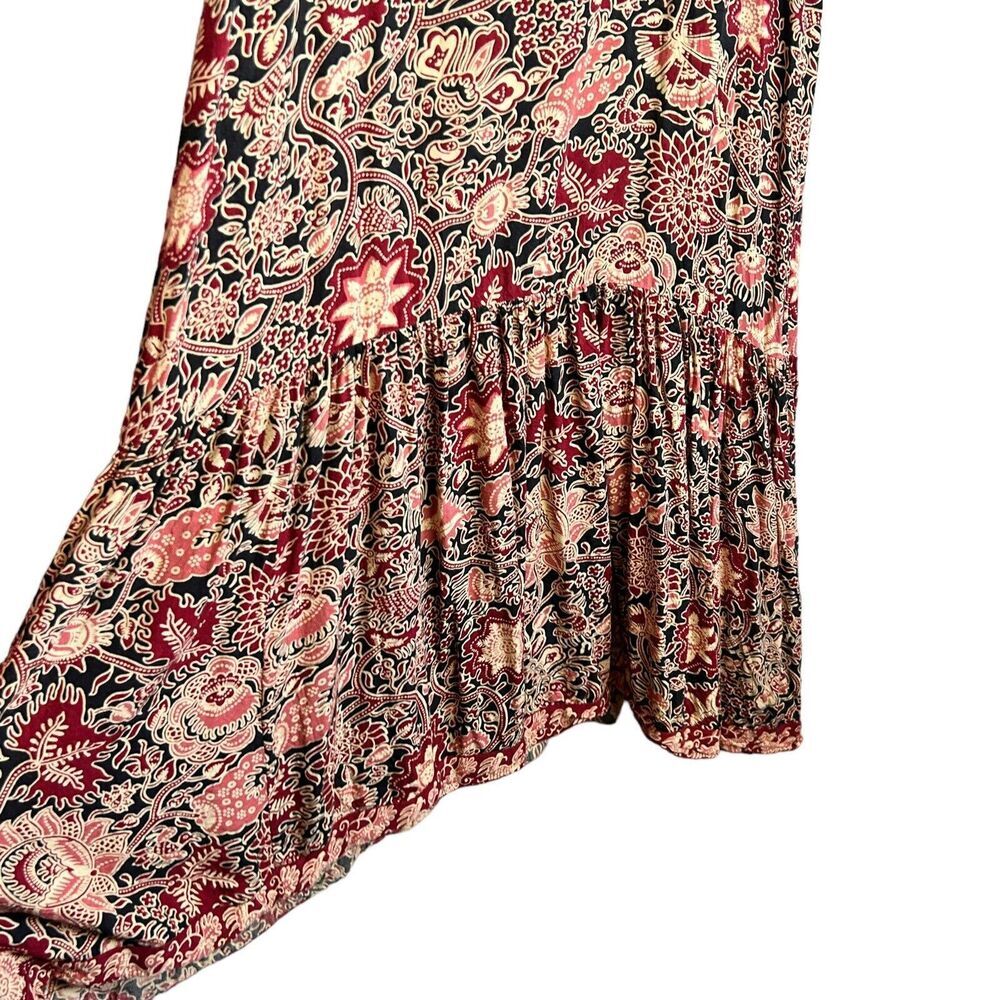 Anthropologie Love the Label Maxi Dress Size Small Love Sam Jaipur floral boho - Picture 6 of 11